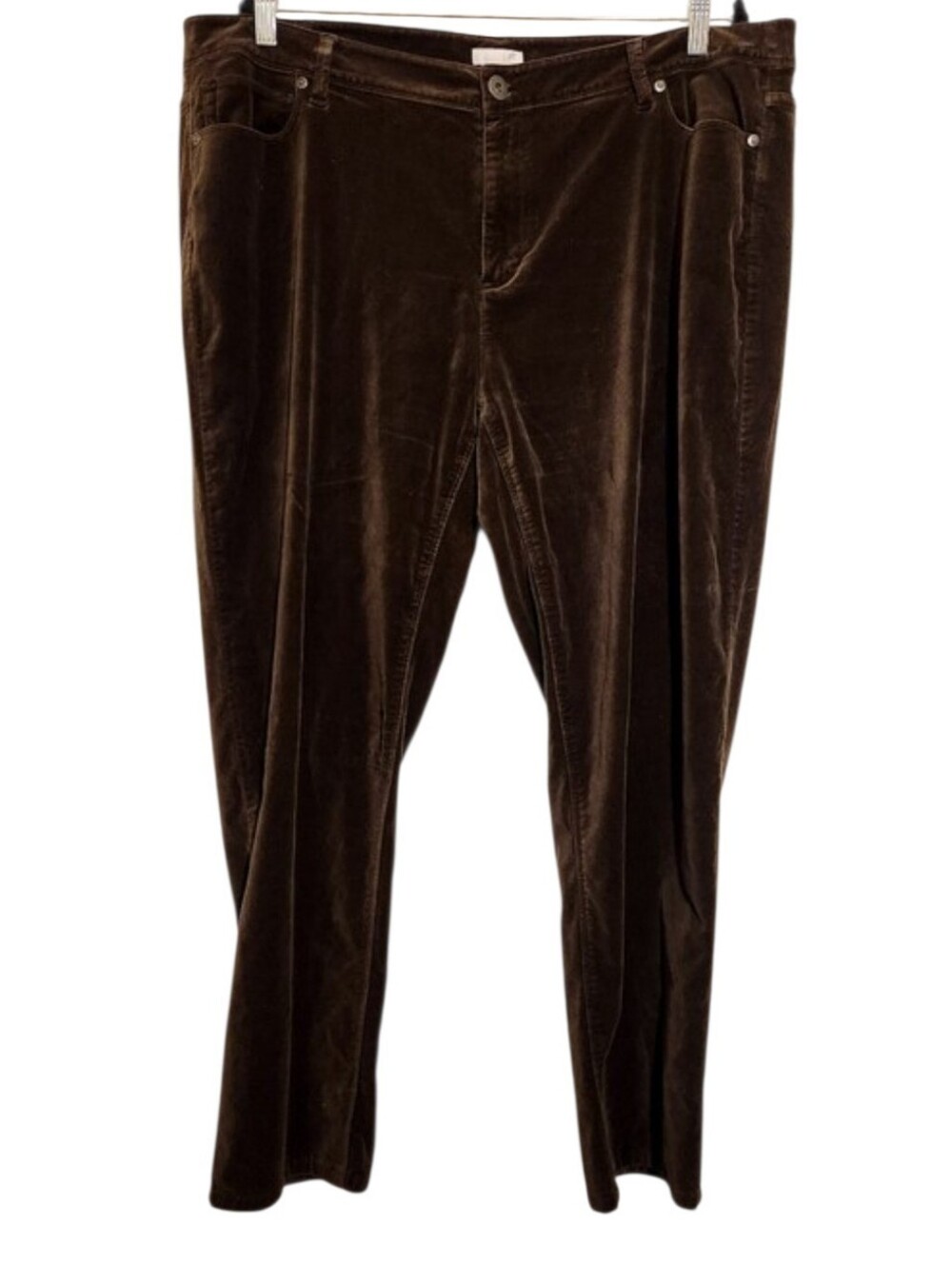 J. Jill | Women’s Olive Green/Brown Athleisure Corduroy Casual Pants (Size 20)
